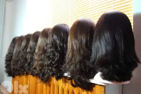 باروكة شعر طبيعي %100 بواريك شعرطبيعي لبناني