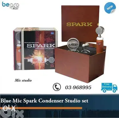 Blue Mic Spark Microphone , professional cardioid condenser Mic Studio
