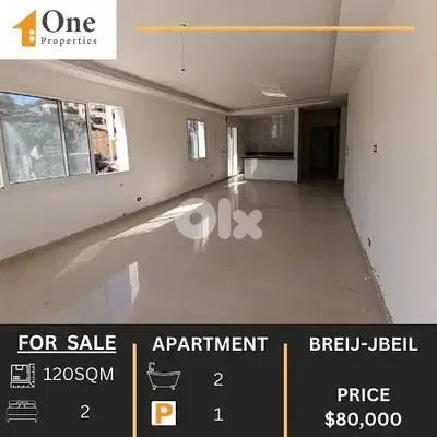 APARTMENT FOR SALE IN BREIJ- JBEIL