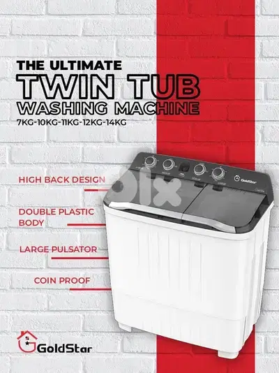 GoldStar Twin Tub Washing Machine