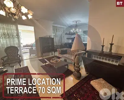 prime location- terrace 70 sqm -Kfar Hbab, Keserouan REF#BT119084