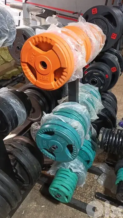 colored rubber plates for normal axe 1 kilo 2,5$