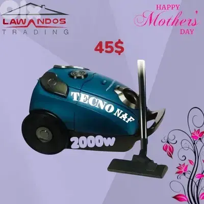 Vacuum cleaner 2000W  مكنسة كهربائية مع كفالة