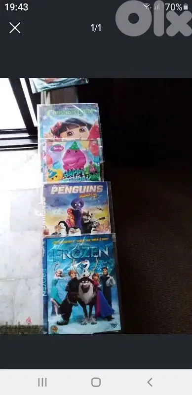 4 kids dvd's