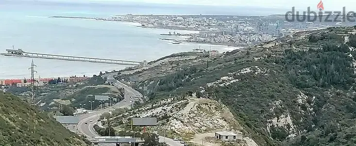 2500 SQM Commercial Land +SeaView 4 Sale in Batroun -أرض للبيع البترون