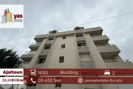 Ajaltoun 1650m2 | Building | Panoramic View | Mint Condition | Catch |