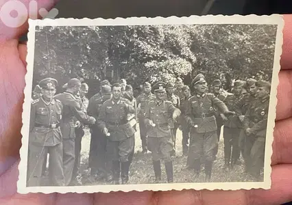 صورة اصلي نازي جنود ألمان في الثياب العسكرية