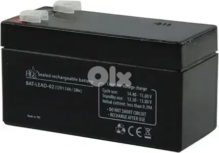 HQ 12v , 1.3 Ah sealed lead acid battery