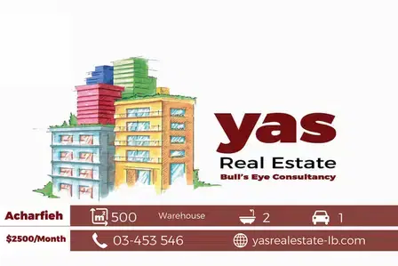 Achrafieh/Sioufi 500m2 | Warehouse | Rent | Perfect Investment | AA |