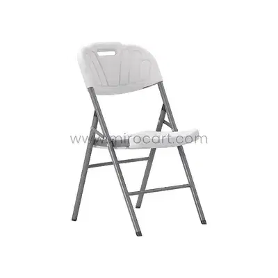 Heavy-Duty Foldable Dining Chair – 200kg, Steel Legs, Stackable