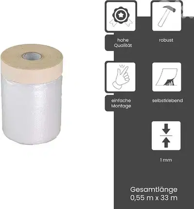 masking set , 10m x 50cm