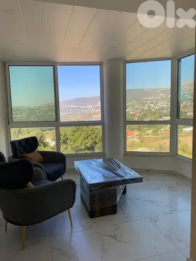 120 SQM Apartment in Chbaniyeh, Baabda with Mountain View