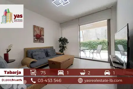 Tabarja 75m2 | Rent | Furnished Chalet | View | Gated Community | IV