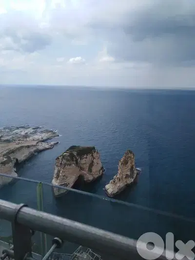 Apartment+Sea View for sale in Rawche-First Line Raw- شقة للبيع الروشة