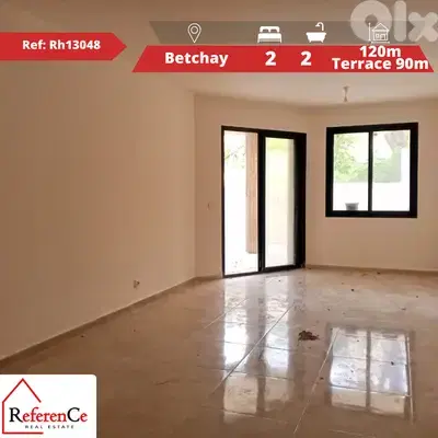 Apartment with terrace in Betchay شقة للبيع في بطشاي + تراس