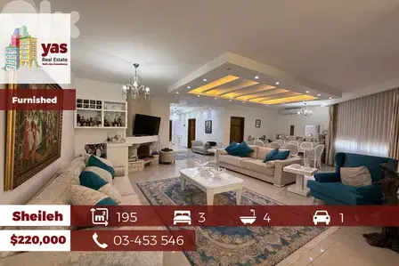 Sheileh 195m2 | 40m2 Terrace | Furnished | High-End | Open View | BA |