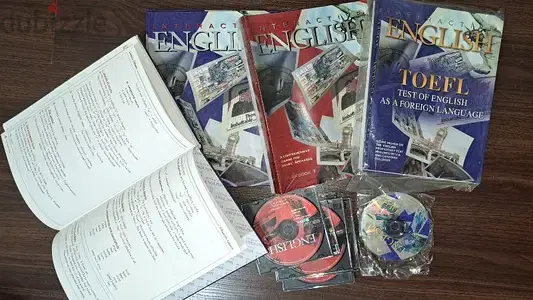 ١٠ كتب لتعلم اللغة الانكليزية + ٨ تسجيلات (CD)