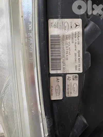 right original headlights for glk 2010