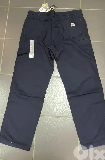 CARHARTT BLUE PANT SIZE W42 L36 Flame resistant