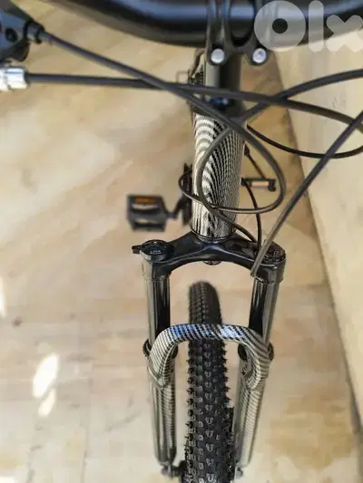 Carbon design carbon 26" disc brakes lockout suspension 21 speed