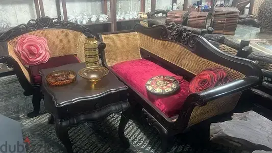 sofa solid wood with single one