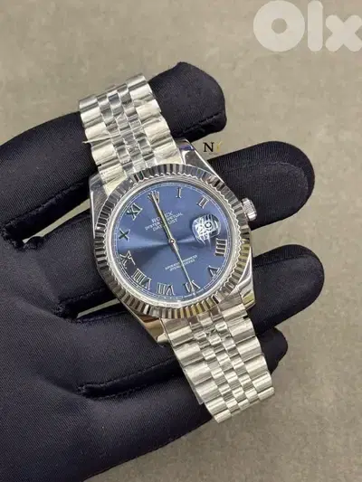 Rolex Datejust Azzurro Blue Roman