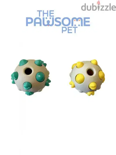 Pawsome's ball toothbrush