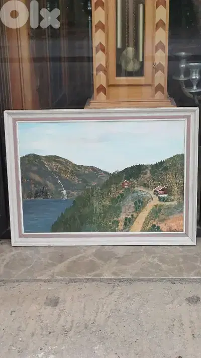 لوحة رسم زيتي اوروبية