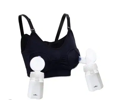 Spectra pumping and nursing bra black