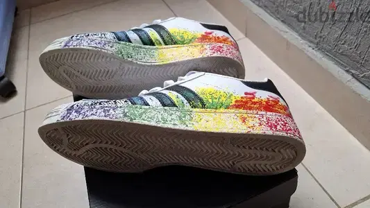 Colorful Adidas shoes