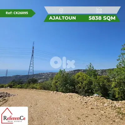 Land for sale in Ajaltoun قطعة أرض  في عجلتون