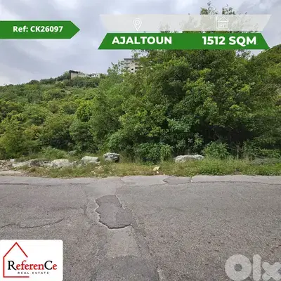Land for sale in Ajaltoun أرض مميزة في عجلتون للبيع