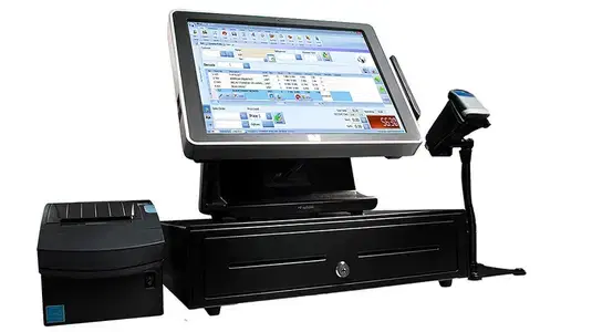 POS All In One Touch Screen + Free Software - Core I5 /8GB Ram /128GB