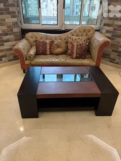 luxurious Sofa, Bergère and table