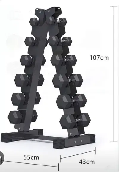 Dumbbells rack weights