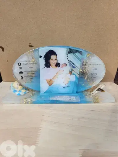 Resin newborn keepsake