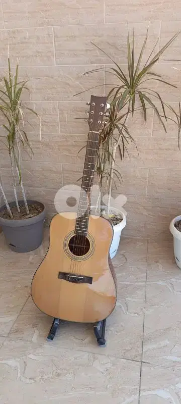 acoustic guitar hand made spruce and mahogany wood