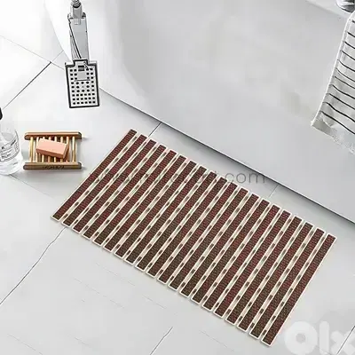 Textured Non-Slip Bathroom Mat, 70x40cm Rubber Mat for Bathtub, Shower
