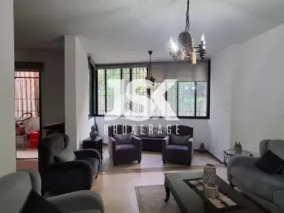 L17932- 3-Bedroom Apartment With Terrace For Sale in Bsalim