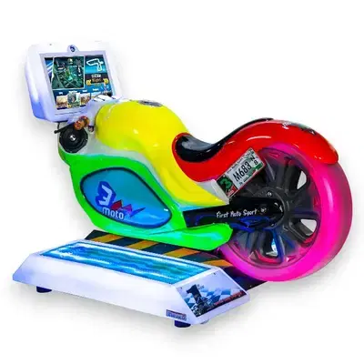MOTO 3 - Coin Operated Kiddie Ride & Arcade Game (Refurbished)