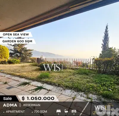 700 SQM Apartment with garden for SALE in Adma!