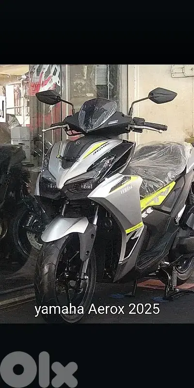 Yamaha aerox 155cc 0klm model 2025 key dealer warranty