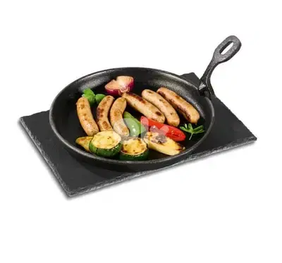 grill meister grill plate+serving plate