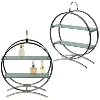 2 Tier Metal Mirror tray