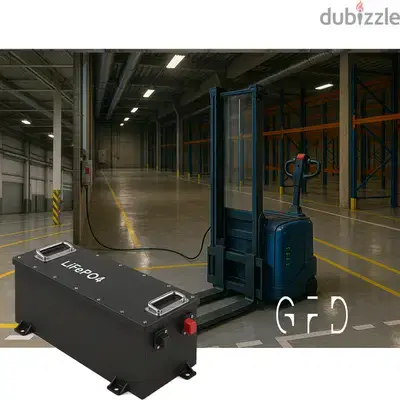 12V 24V 48V Industrial LiFePO4 Battery for Narrow Aisle Forklifts