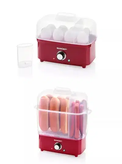 silvercrest egg cooker & hotdog maker