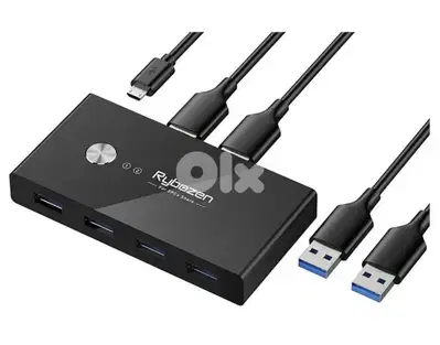 RYBOZEN,USB 3.0 Switch Selector,2 PC Sharing 4 USB Devices/4$ delivery