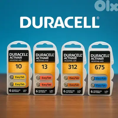Duracell Activair Hearing Aid Batteries - بطاريات أجهزة السمع دوراسيل