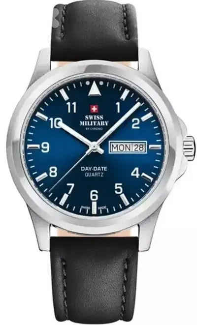 Swiss military by chrono. Day & date.