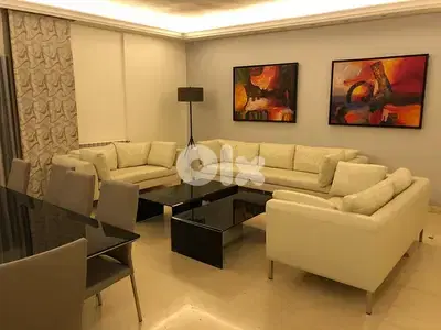 Leather living room